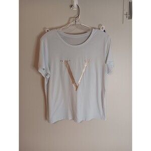 Victoria's Secret Shorts Sleep Set Blue Size Medium Graphic Print Cotton